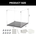 Self-Assembly Acrylic Clear Display Case, Sturdy Acrylic Display Box Cube - Image 7
