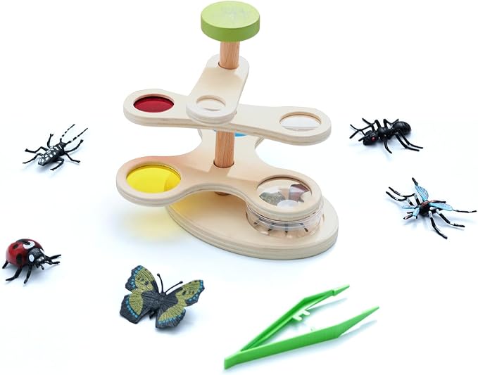 Insect Observation Kit for Kids, Wooden STEM Nature Exploration Science Toy - Image 9
