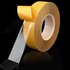 Super Thin Double Sided Adhesive Tape 1Inch x 66Feet Transparent Sticky Tape by Angkeel