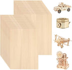 48 Pack Basswood Sheets for Crafts 12"x16"x1/8", 3mm Thick Plywood Sheets Board by PONGJAWOODITEMSFORCRAFTS