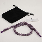 8mm Matte Amethyst Bead, 15-Inch Matte Round Loose Stone Beads - Image 7