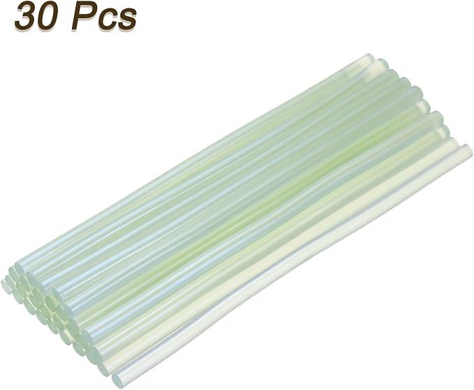uxcell 30pcs 7mm x 200mm Mini Hot Glue Sticks - Image 3