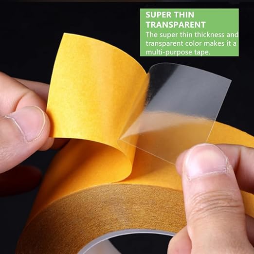 Ultra-Thin Clear Double Sided Tape Heavy Duty 2 Inch x 82 Feet Strong Clear Two - Image 5