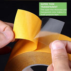 Ultra-Thin Clear Double Sided Tape Heavy Duty 2 Inch x 82 Feet Strong Clear Two - Image 5