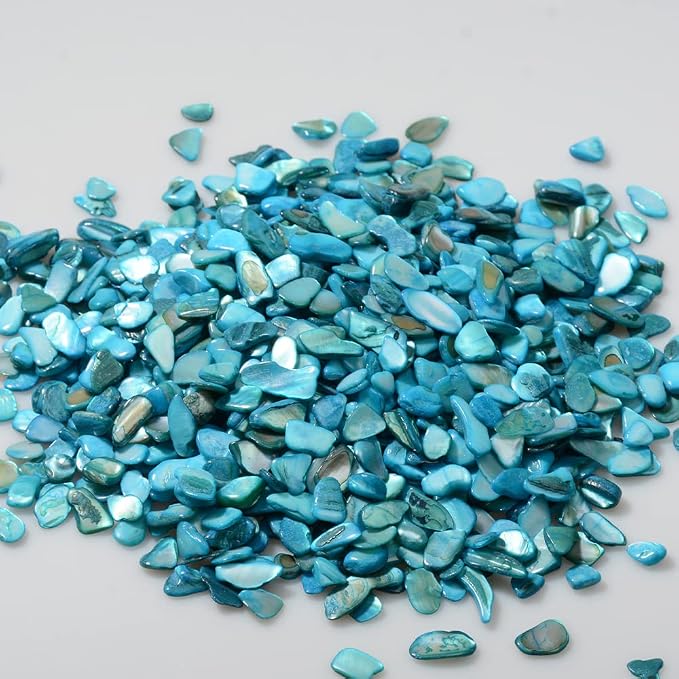 QICQDRAM Crushed Shells for Crafts About 2LB Small Natural Crushed Shells Bulk - Image 2