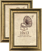 TKYGU10x13 Picture Frame set of 2-Vintage Frames by TKYGU