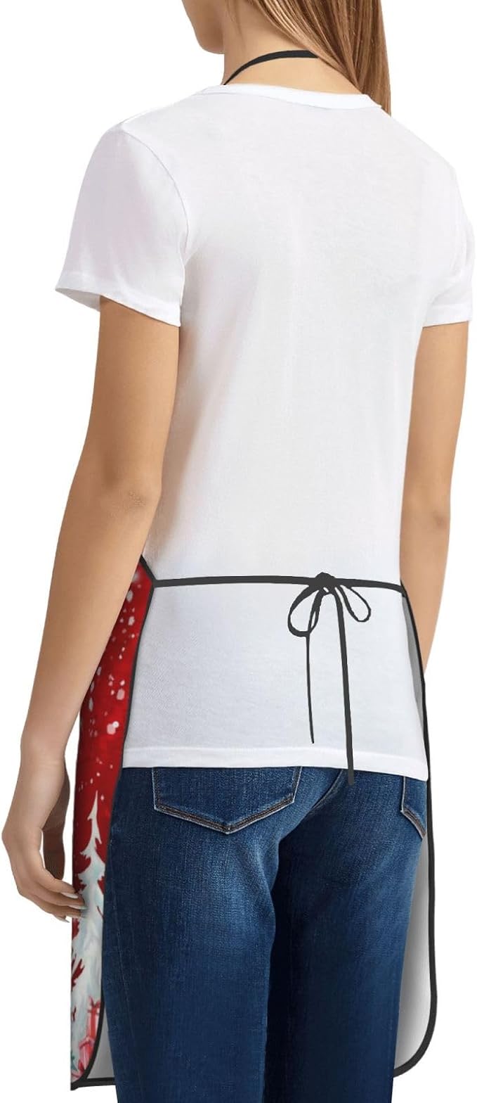 Apron Cooking Chef Work Shop Women Men Baking Decorations Painting Bbq Grilling - Image 5