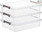 Citylife 3 PCS Plastic Storage Bins by Anywish