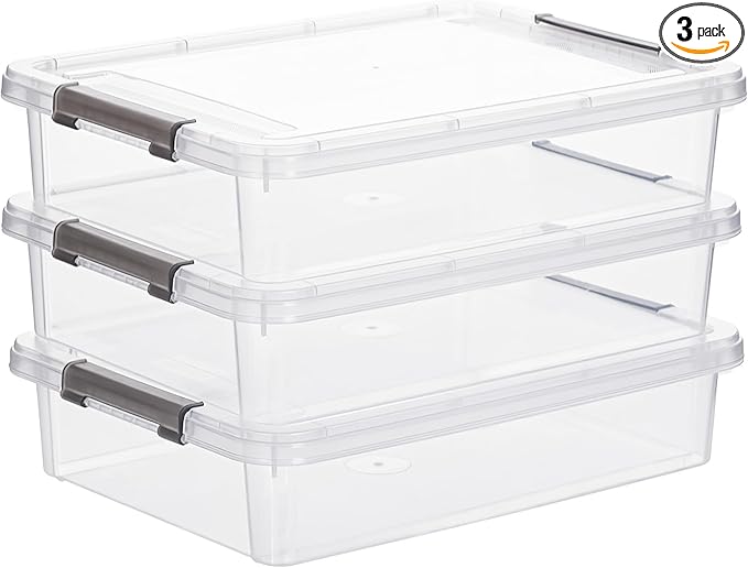 Citylife 3 PCS Plastic Storage Bins by Anywish