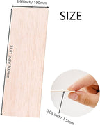 iUoczi12 Pack Balsa Wood Sheets 1/16 x 4 x 12 Inch Natural Wood Color - Image 6