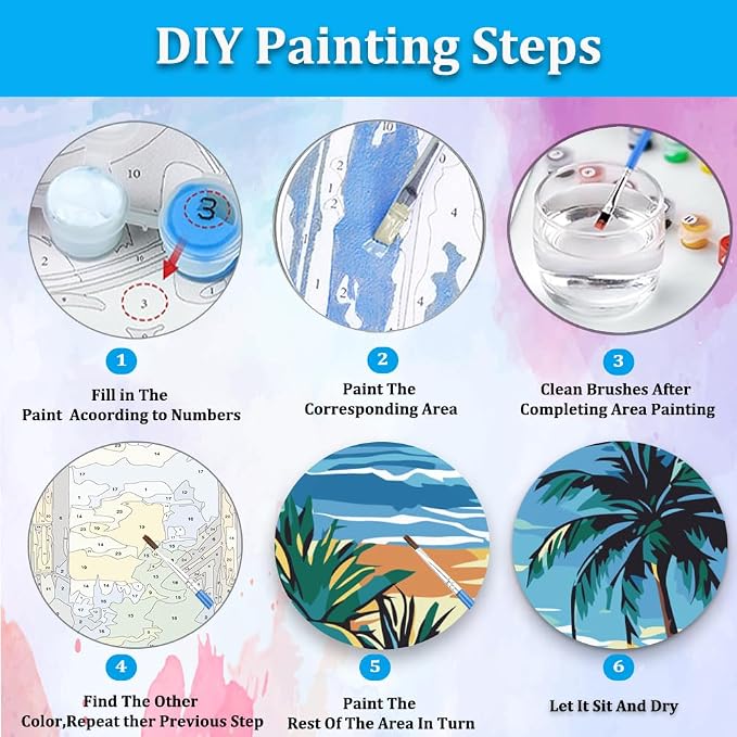 Artunion Framed Paint by Numbers Kit - Image 5
