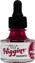 Higgins Magenta Pigmented Drawing Ink by Higgins