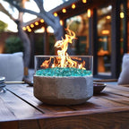 1.3 LB Teal Crushed Sand Broken Fire Glass Pieces - Image 6