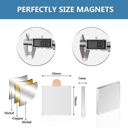 UTOMAG 30 Pcs Rectangular Neodymium Magnets - Image 2