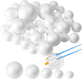 FFchuanhe 36Pack Craft Foam Balls Assorted Sizes, Foam Balls by FFchuanhe