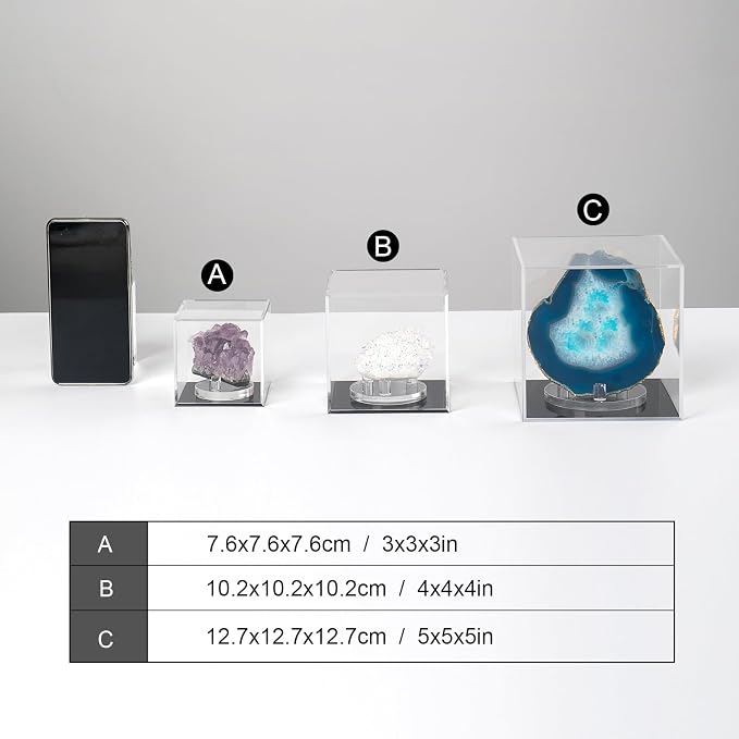 Clear Acrylic Simple Self-Assembly Display Box - Image 7