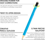 Grabie Erasable Gel Pens, Medium Point 0.7 mm Erasable Pens, Make Mistakes - Image 2