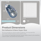 FUNSKY 8 Pack Double Sided Tape Roller - Image 7