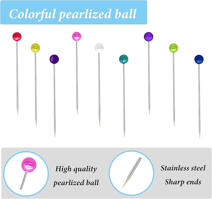 600PCS Sewing Pins, Straight Pin - Image 2