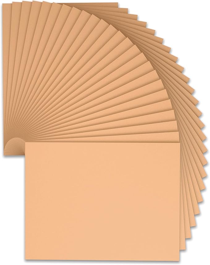 9 x 12 Inch Peach Foam Sheets Crafts, 2mm Thick. 25 Pack Premium Peach Foam by Do%C2%B2ping