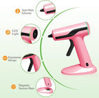 MONVICT Cordless Hot Glue Gun Kit, USB-C Rechargeable Mini Pink Glue Gun - Image 5