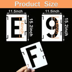 YEAJON 14 Inch Letter Stencils Symbol Numbers Craft Stencils, DIY Art Projects - Image 3