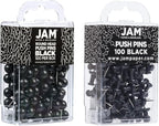JAM PAPER Colorful Push Pins - Image 2
