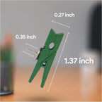100 Pcs Push Pins with Wooden Clip - Image 2