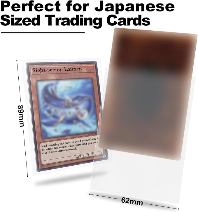 Clear Card Sleeve 200 Pack Compatible - Image 6