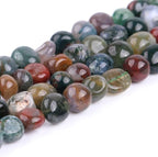 HAAMIIQII Natural Indian Agate Pebble Stone 5-8mm Small Irregular Freeform - Image 3