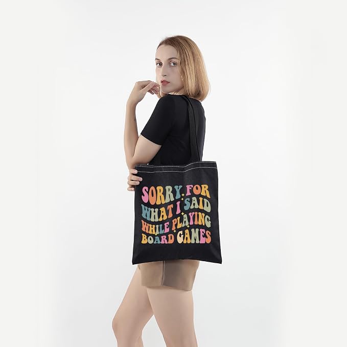 JXGZSO Board Games Tote Bag Board Game Gift Game Night Shoulder Bag Board Games - Image 6