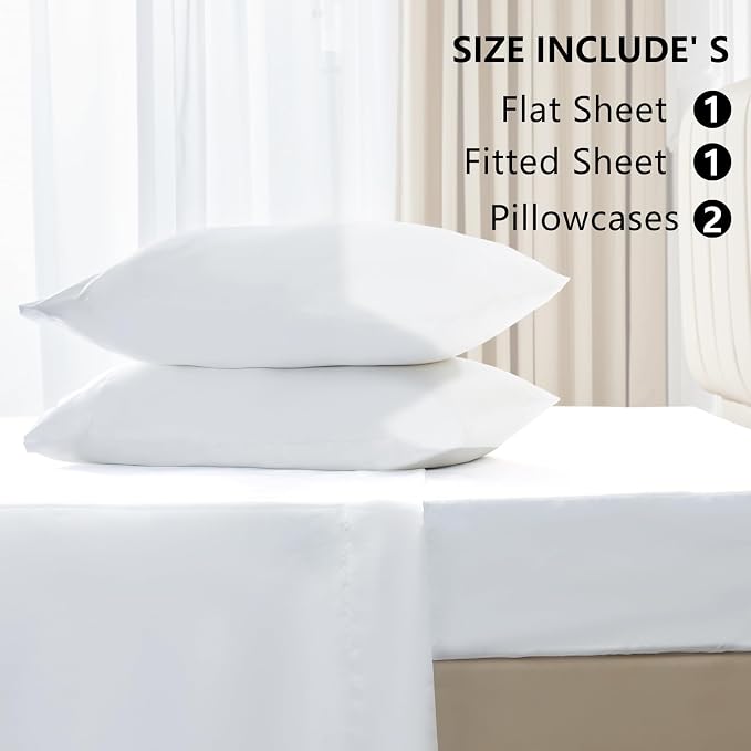 CozyLux Satin Sheets Full Size Sheets - Image 6