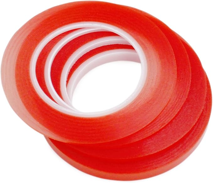 4pcs Clear Double Sided Adhesive Tape | 4 Rolls Multi-Size Acrylic Tape - Image 8