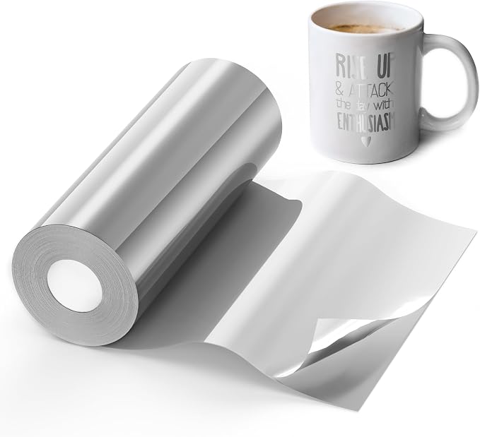 Sliver Permanent Vinyl for Cricut Cutting Machine, Waterproof, Durable Chrome by Unknown