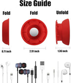 MAIRUI Wired Earbud Case Earphone Headphone Cord Organizer Earbuds Wrap Soft - Image 3