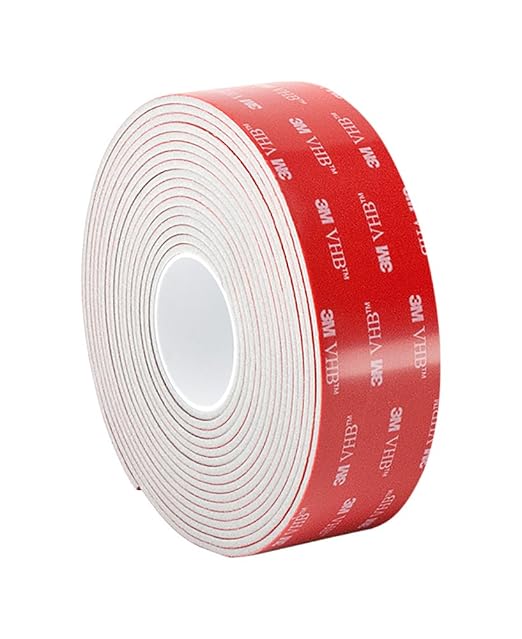 3M VHB Tape 5962 Permanent Bonding Tape Roll – 1 in. x 15 ft. Conformable Black by 3MIndustrial