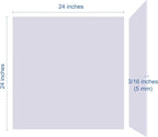Foam Board 24 x 24 x 3/16", Foam Core Board Sheets, Acid Free Foamboard - Image 2