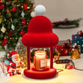 Fuzzy Candle Warmer Lamp with Timer, Dimmable Wax Warmer Lamp, Candle Melter Lamp for Jar Candles, Christmas Birthday Gifts for Mom Women