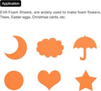 MECCANIXITY EVA Foam Sheets Orange 9.8 Inch x 9.8 Inch 3mm Thick Crafts Foam - Image 5