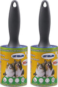 Lint Rollers 2 Pack for Pet Hair 500 Sheets Extra Sticky Pet Hair Remover for Clothes Furniture Carpet Cleaner Cars Dogs Travel-Friendly Grip Handle