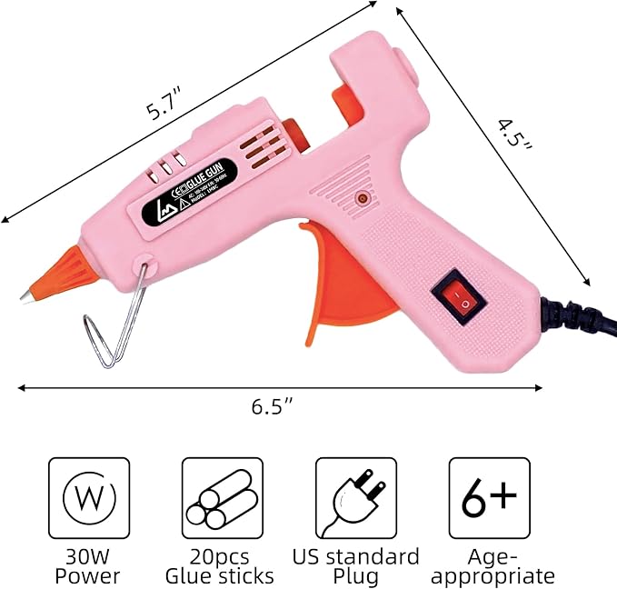Glue Gun, Mini Hot Glue Gun Kit - Image 3