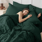 JOLLYVOGUE Full Comforter Set, Ultra-Soft Bed in a Bag Full Size 7 Pieces - Image 6