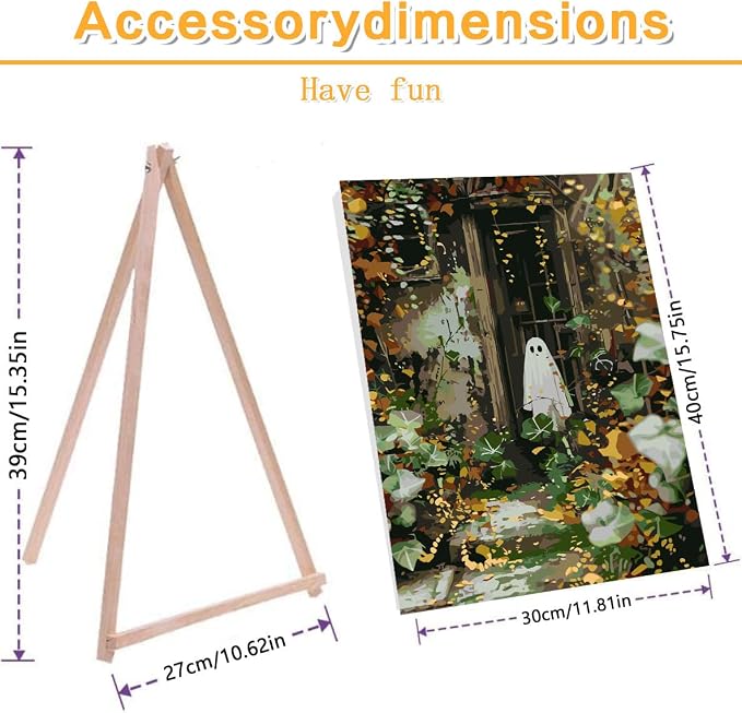 Halloween Framed Paint by Numbers Kits - Image 2