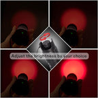 Stepless Dimming Red Light Flashlight, 620nm-630nm High Purity, Adjustable - Image 2