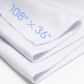 White Felt Fabric Sheet 108" X 36", 1.4mm Thick Large Soft Durable Flexible by MITINU