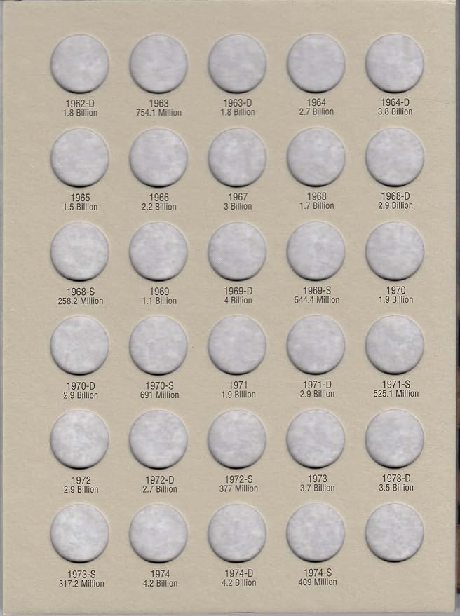 H.E. Harris & Co US Small Cent Coin Folder 1857 – Date Five Volume Set #’s 2671 - Image 4