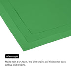 MECCANIXITY EVA Foam Sheets Deep Green 19.7 Inch x 17.7 Inch 0.8mm Thick Crafts - Image 5