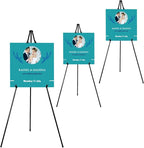 JIUYE 63" Instant Easels Stand for Wedding Sign & Posters, Adjustable Metal by JIUYE