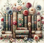 EIBEILI Diamond Art Kits for Adults-Book Flowers Diamond Painting Wall Art | by EIBEILIDiamondPainting