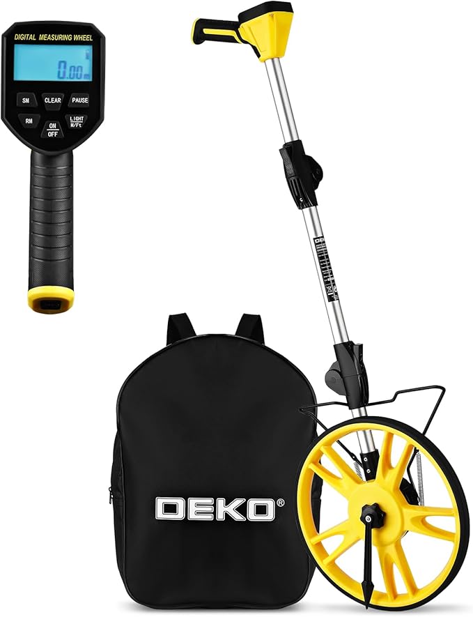 Measuring Wheel: DEKOPRO 4V Digital Measuring Wheel in Feet, 12.5 Inch 99 by DEKOPRO
